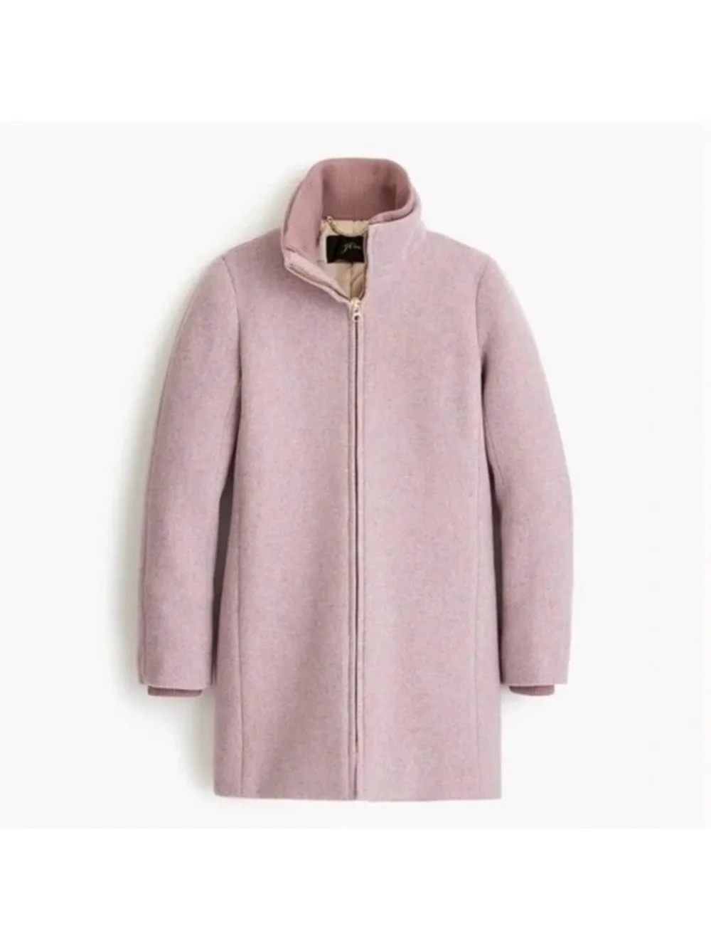 J.Crew Lodge Coat in Italian Stadium-Cloth Wool Heather Cotton Candy Women’s 14
